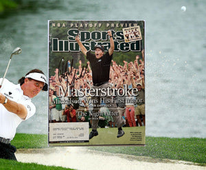 Phil Mickelson Masters Sports Illustrated full magazine 2004 signed with proof