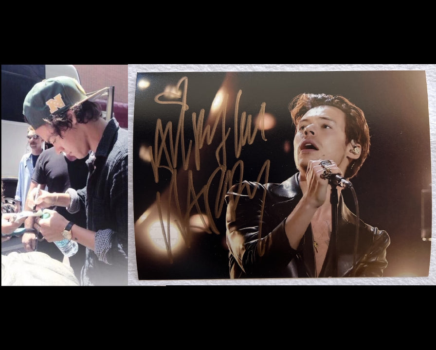 Harry Styles 5x7 photo signed with proof