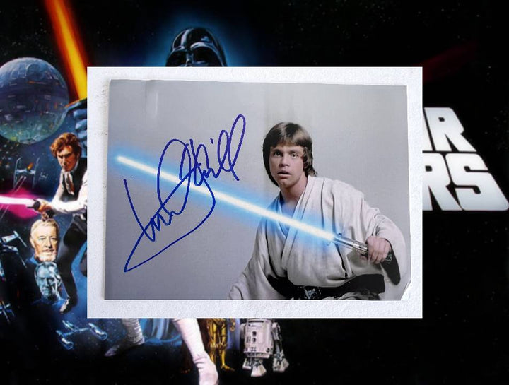 Mark Hamill Luke Skywalker Star Wars 5x7 photo signed with proof