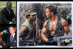 Load image into Gallery viewer, Arnold Schwarzenegger and Carl&#39;s Weathers Commando 8x10 photo signed with proof
