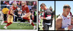 Load image into Gallery viewer, Christian McCaffrey Brock Purdy San Francisco 49ers 8x10 photograph signed with proof
