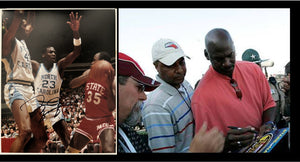Michael Jordan North Carolina Tarheels 8x10 photo signed with proof