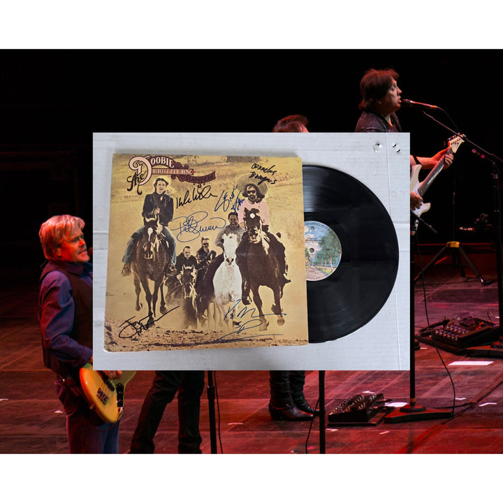 The Doobie Brothers ''Stampede'' LP signed with proof.