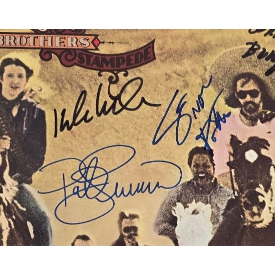 The Doobie Brothers ''Stampede'' LP signed with proof.