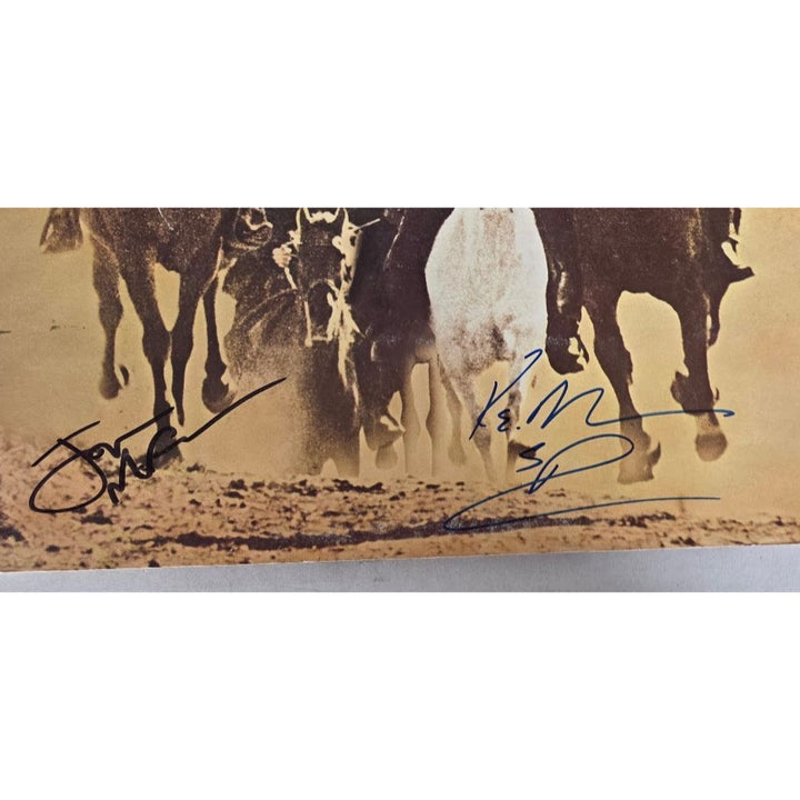 The Doobie Brothers ''Stampede'' LP signed with proof.