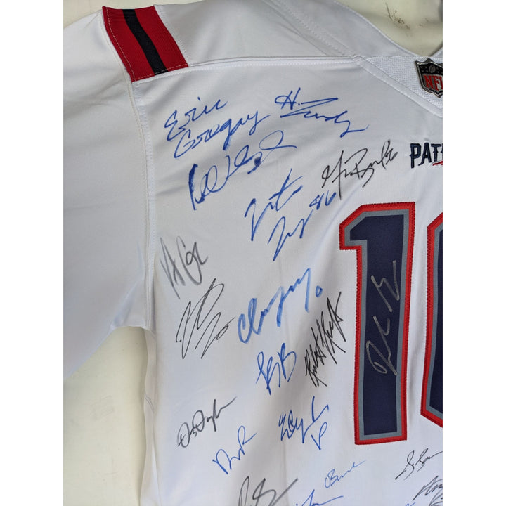 New England Patriots 2025 Drake Maye game model size xl team  signed jersey with proof