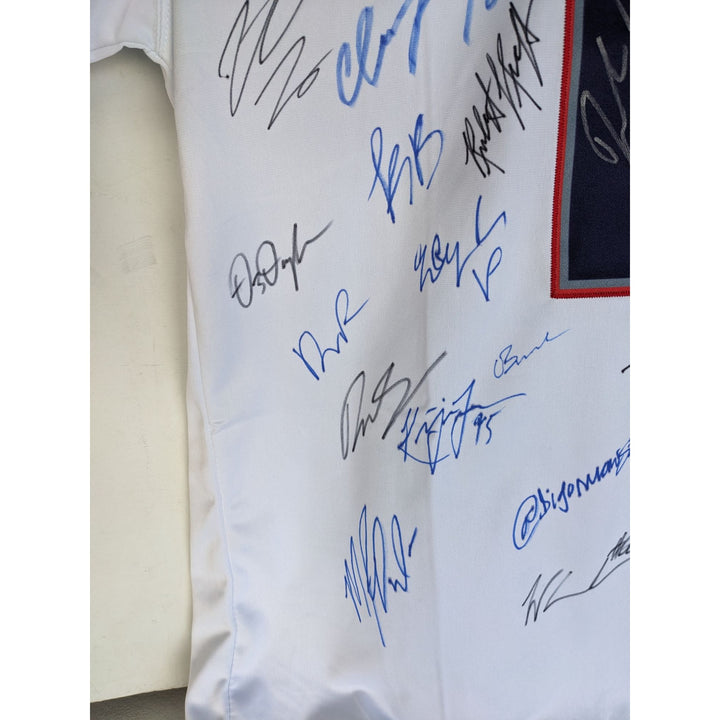 New England Patriots 2025 Drake Maye game model size xl team  signed jersey with proof