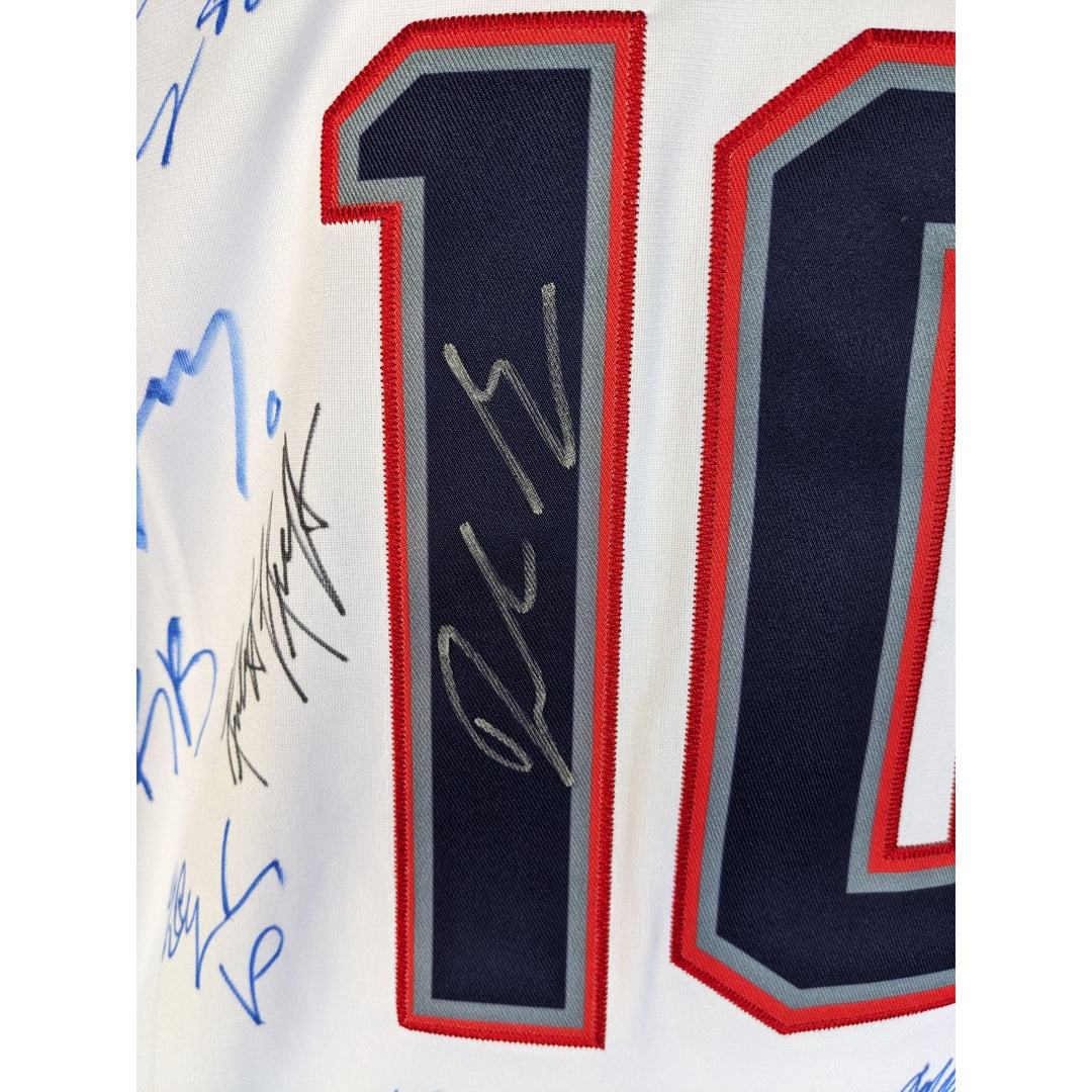 New England Patriots 2025 Drake Maye game model size xl team  signed jersey with proof