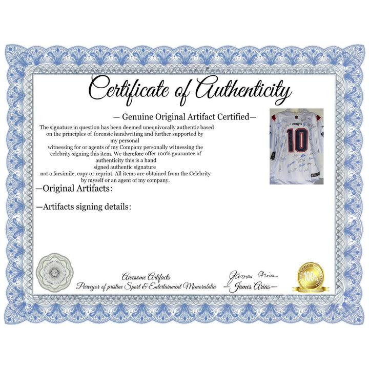 New England Patriots 2025 Drake Maye game model size xl team  signed jersey with proof