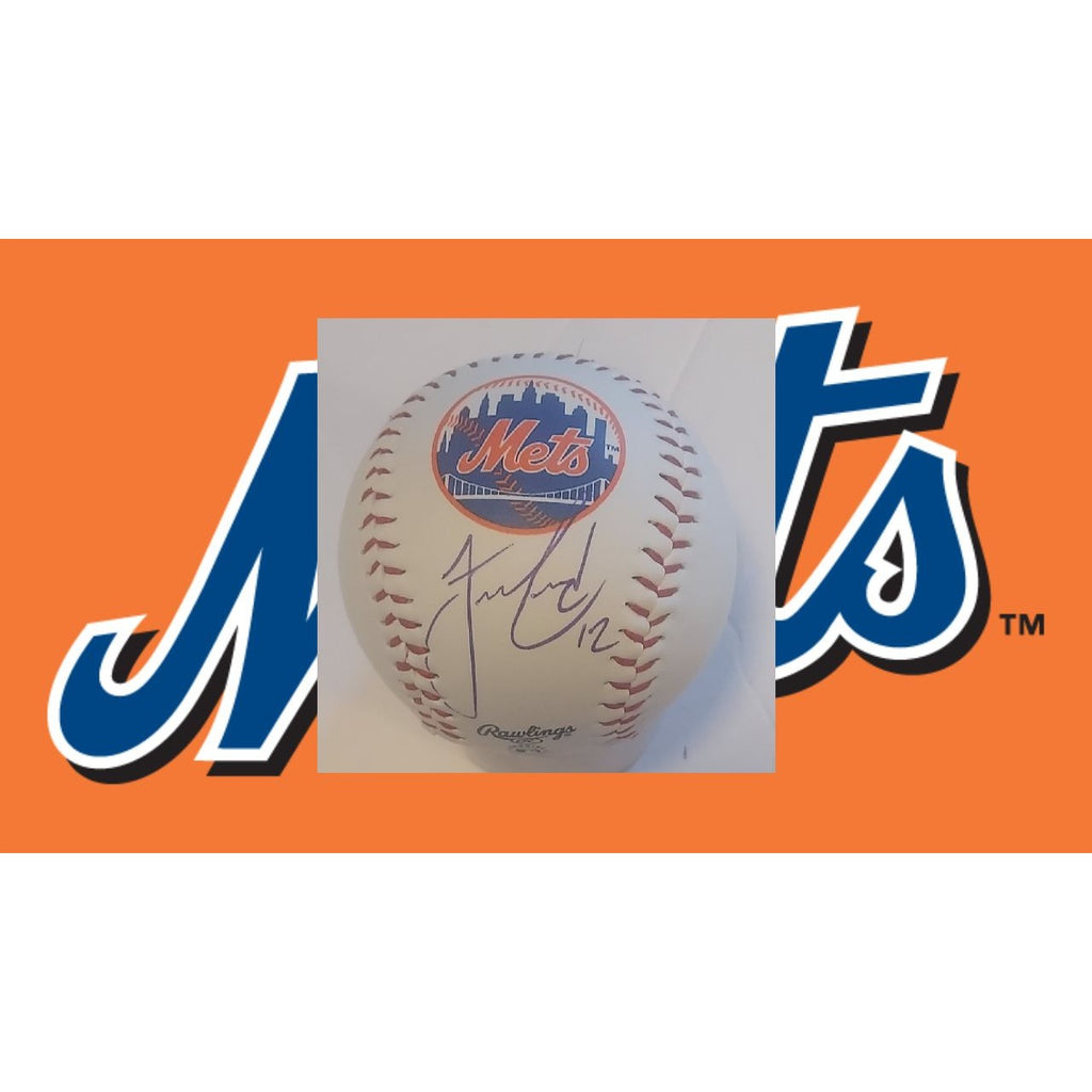 New York Mets Francisco Lindor Rawlings official MLB baseball signed with proof