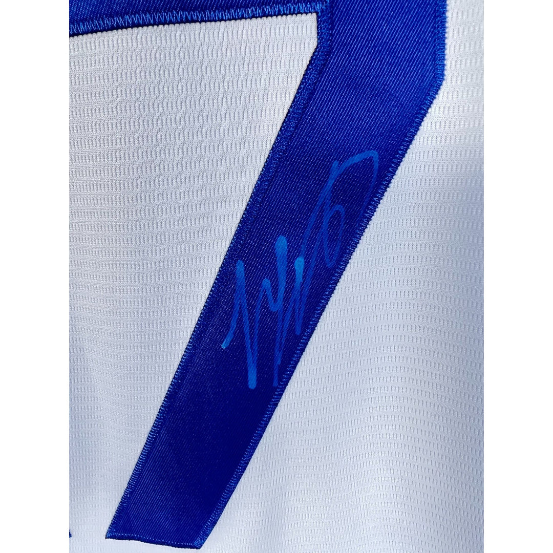 Los Angeles Dodgers shohei ohtani  nike jersey signed with proof.