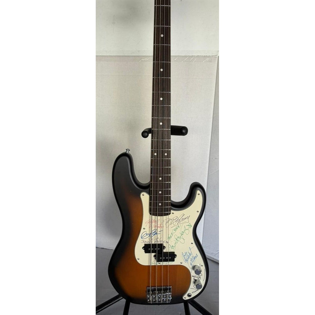 Stevie Ray Vaughan Eric Clapton BB King Johnny Winter John Lee Hooker Albert King Jeff Beck Albert Collins electric bass guitar signed