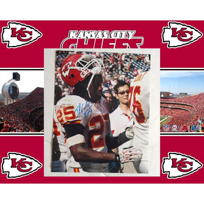 Jamaal Charles Texas Longhorns Kansas City Chiefs running back 11 by 14 photo signed with proof