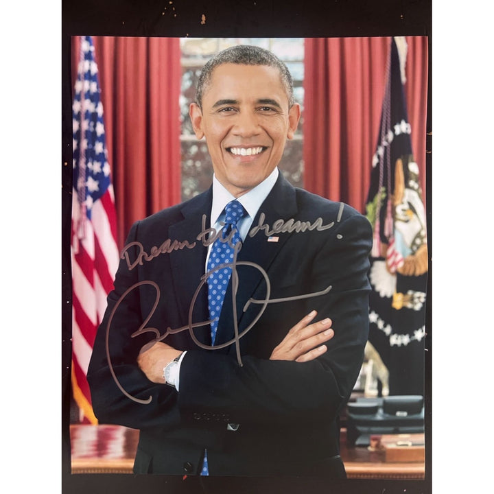 President Barack Obama 8x10 Photo signed and inscribed  with proof