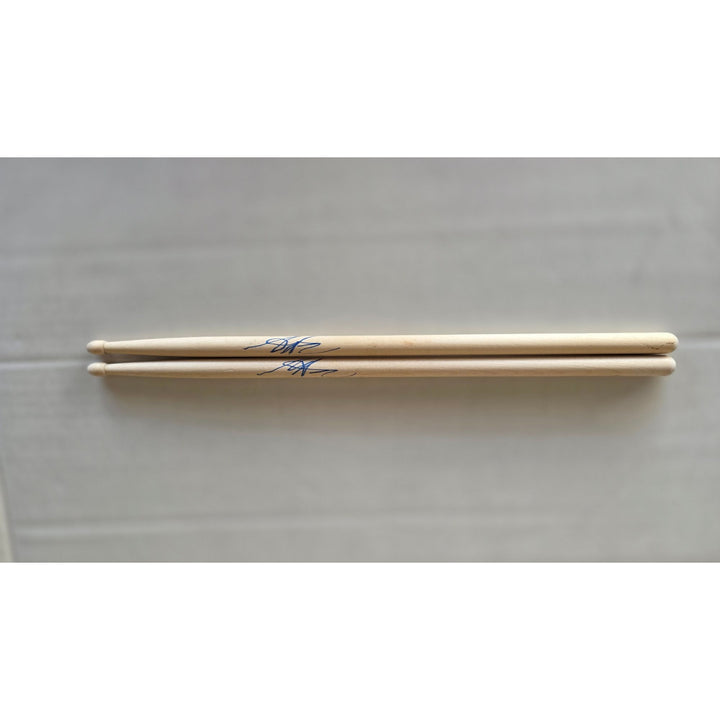 Matt Cameron Pearl Jam Drumsticks signed with proof.