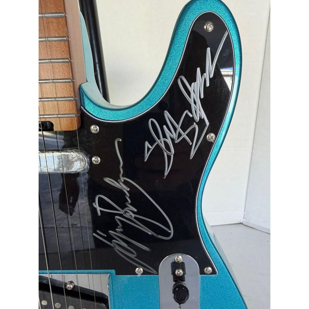 Sly and The Family Stone Sly Stone Freddie Stone Larry Graham Cynthia Robinson Gregg Errico Jerry Martin telecaster electric guitar signed