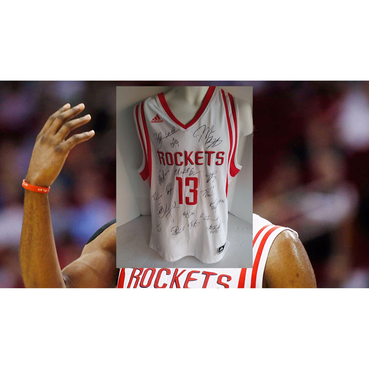 James Harden Houston Rockets game model Jersey 2012 team signed