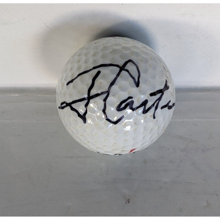 Jimmy Carter (39) vintage golf ball signed with proof and free display case