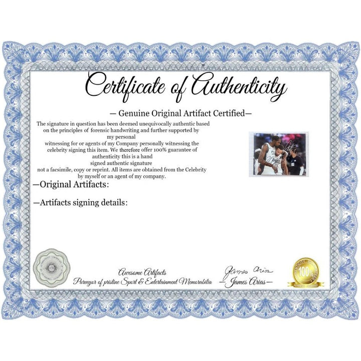 Kevin Durant and Stephen Curry Team USA 2024 8x10 photo signed with proof Awesome Artifacts