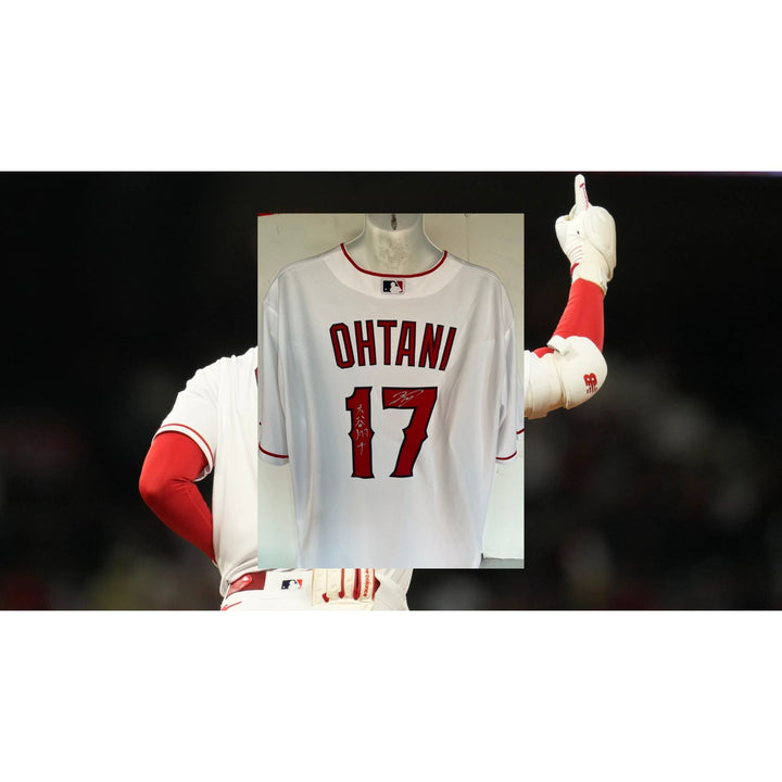 Shohei Ohtani Los Angeles Angels of Anaheim game model Nike jersey size xl signed English & Japanese