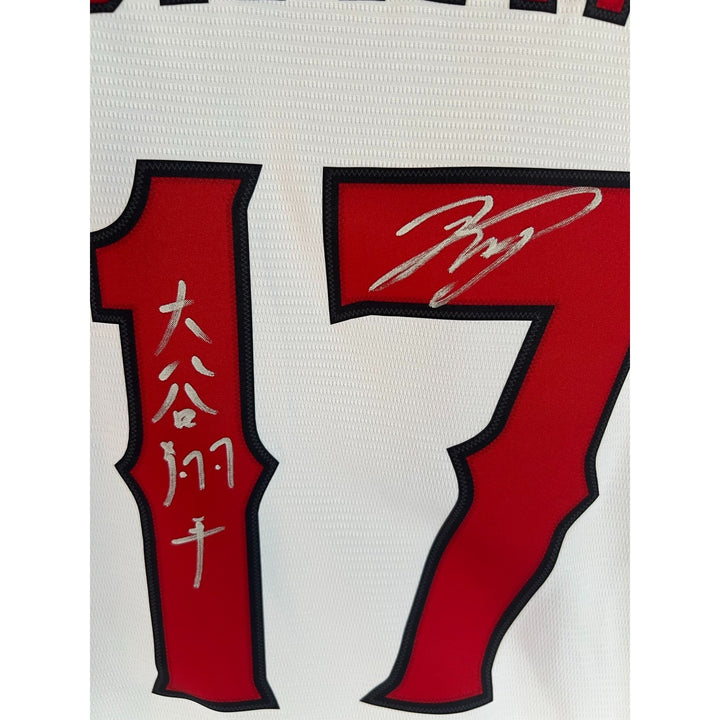 Shohei Ohtani Los Angeles Angels of Anaheim game model Nike jersey size xl signed English & Japanese