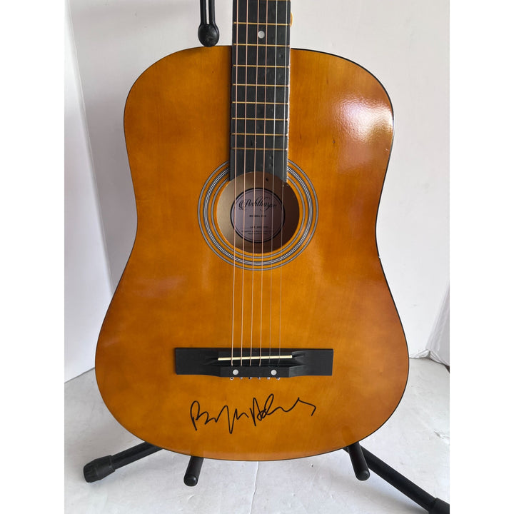 Bryan Adams full size acoustic guitar signed with proof