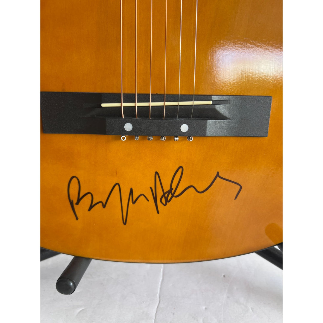 Bryan Adams full size acoustic guitar signed with proof