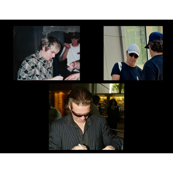 Duran Duran Simon Le Bon Nick Rhodes John and Andy Taylor full size acoustic guitar signed with proof.