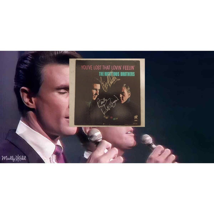 Righteous Brothers "You've Lost That Loving' Feeling" original album LP signed with proof