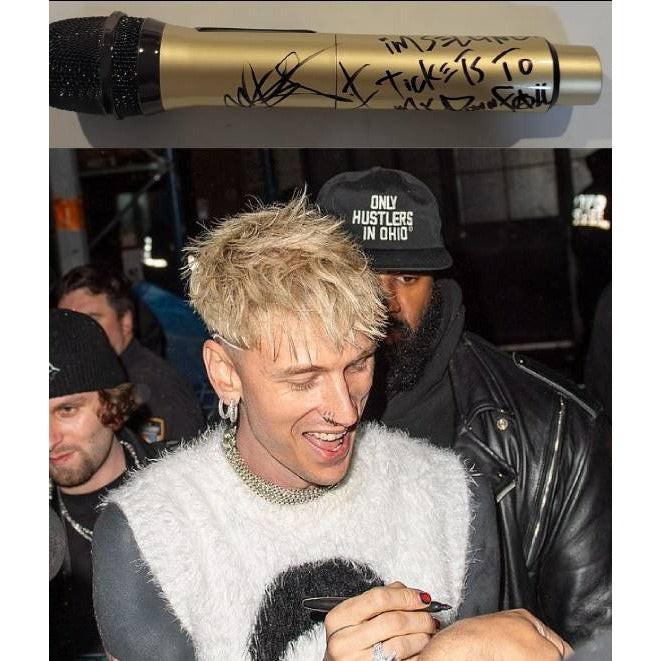 MGK Signed Microphone w/ Proof – Colson Baker Autograph