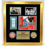 Load image into Gallery viewer, Joe Strummer Mick Jones Topper Headon Paul Simonon The Clash original ticket signed and framed with proof
