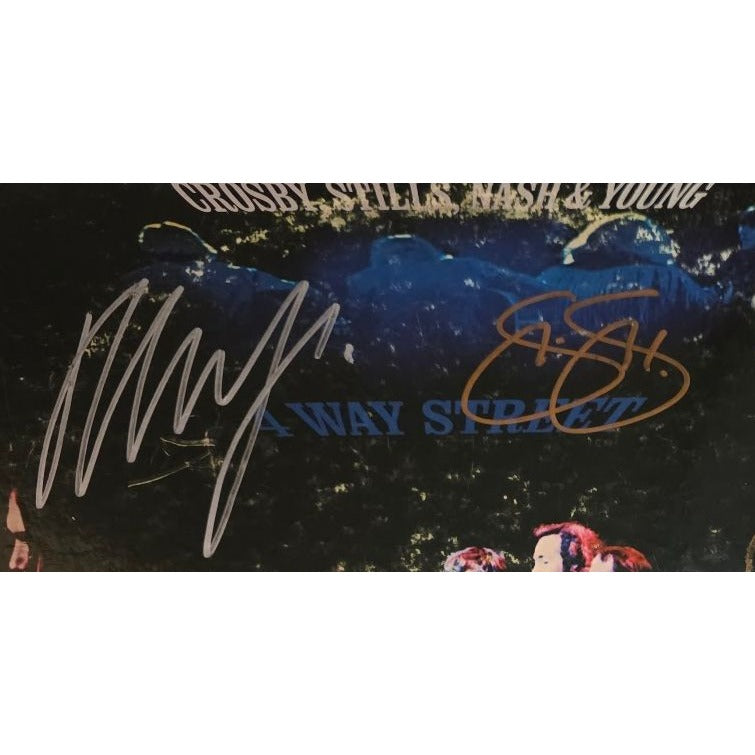 CSNY "4 Way Street" LP signed with proof.