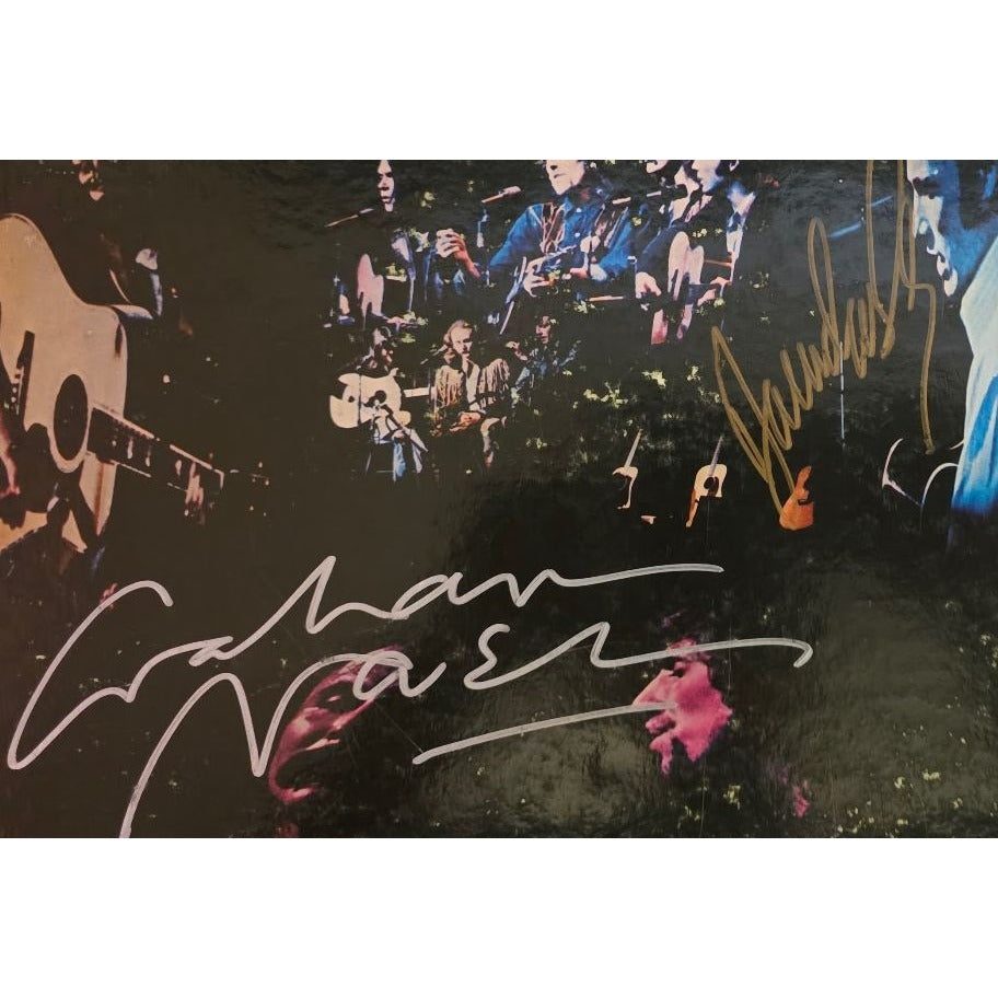CSNY "4 Way Street" LP signed with proof.