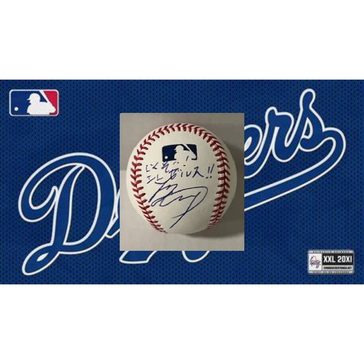 Los Angeles Dodgers Shohei Ohtani official MLB Rawlings Baseball signed Japanese & English with proof