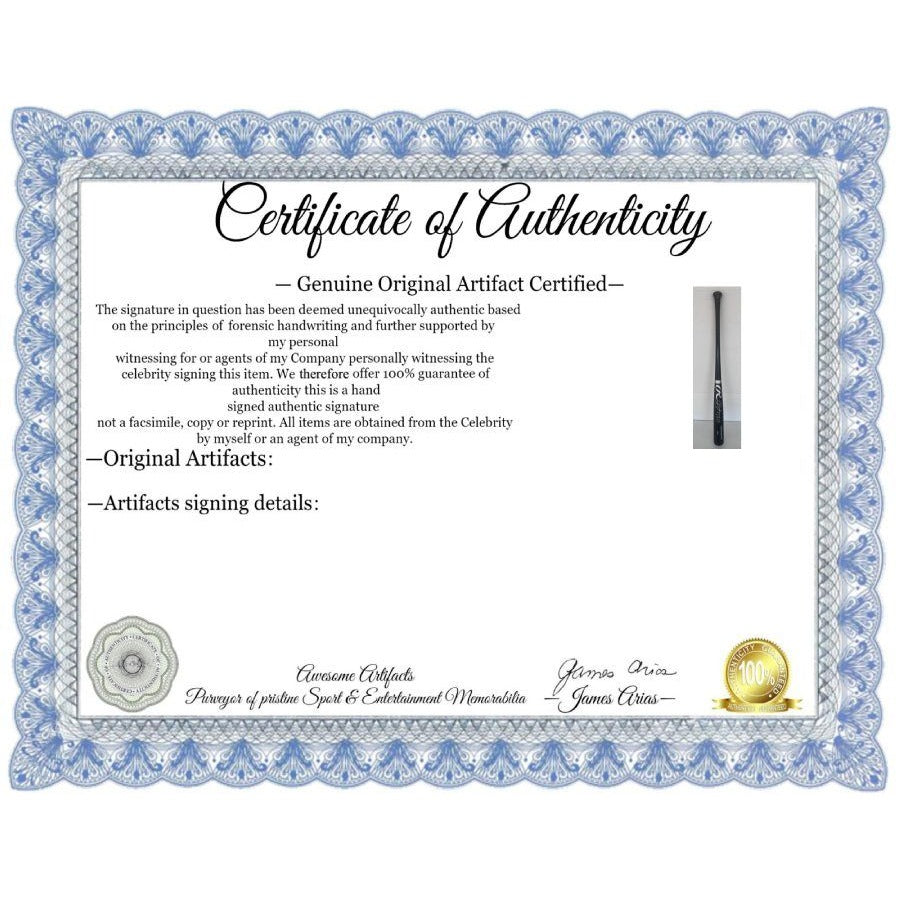 Shohei Ohtani 2018 (rookie season) MLB Rawlings Adirondak bat signed English and Japanese with proof.