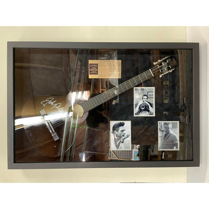 Taylor Swift and Travis Kelce full size acoustic guitar signed with proof