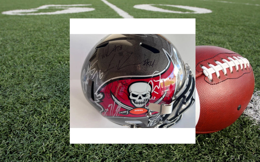 Tom Brady Tampa Bay Buccaneers 2020 Super Bowl champions Riddell