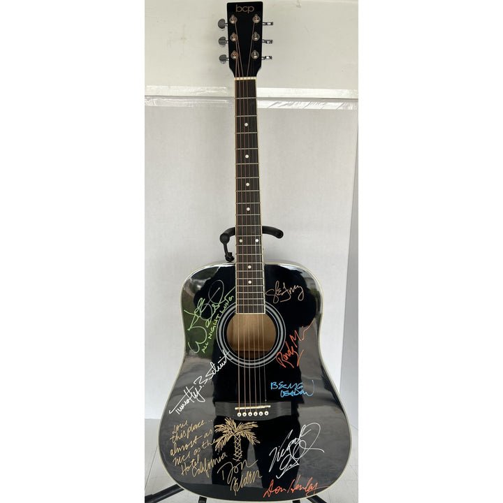 Don Henley , Glenn Frey, Joe Walsh, Randy Meisner,  Bernie Leadon, Don Felder  Eagles one of a kind acoustic guitar signed with proof