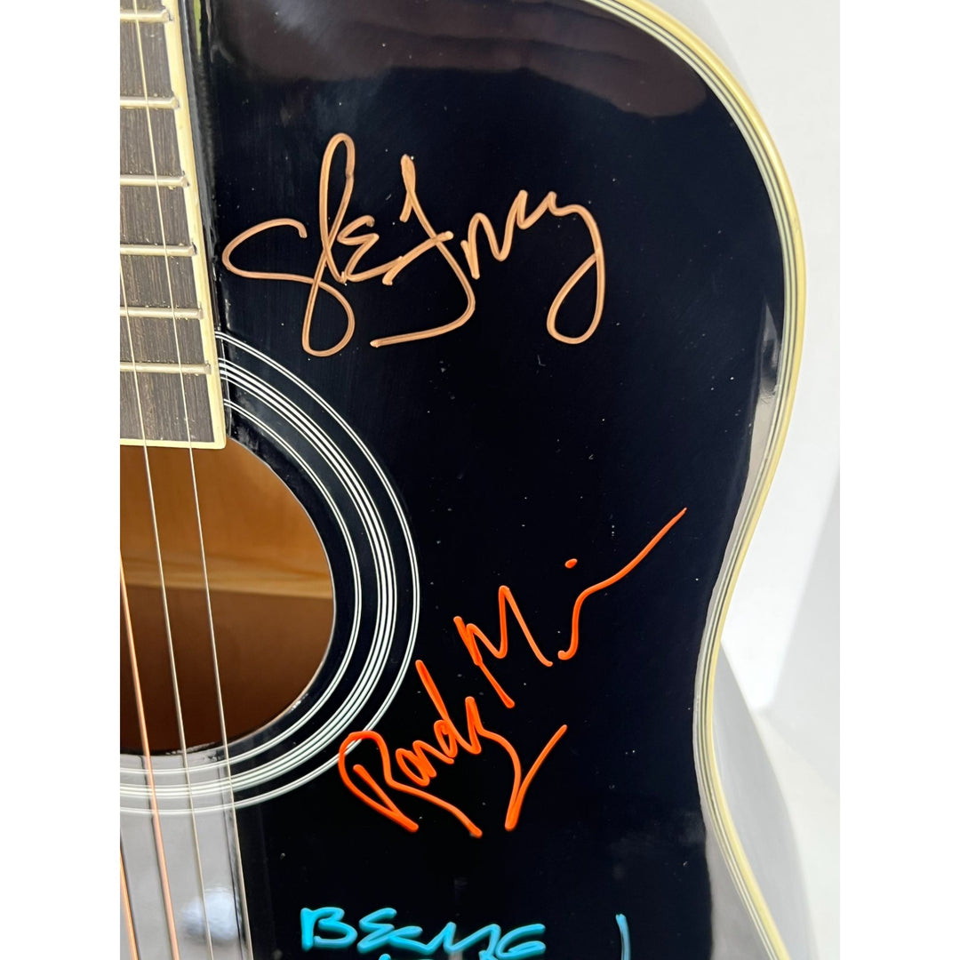 Don Henley , Glenn Frey, Joe Walsh, Randy Meisner,  Bernie Leadon, Don Felder  Eagles one of a kind acoustic guitar signed with proof