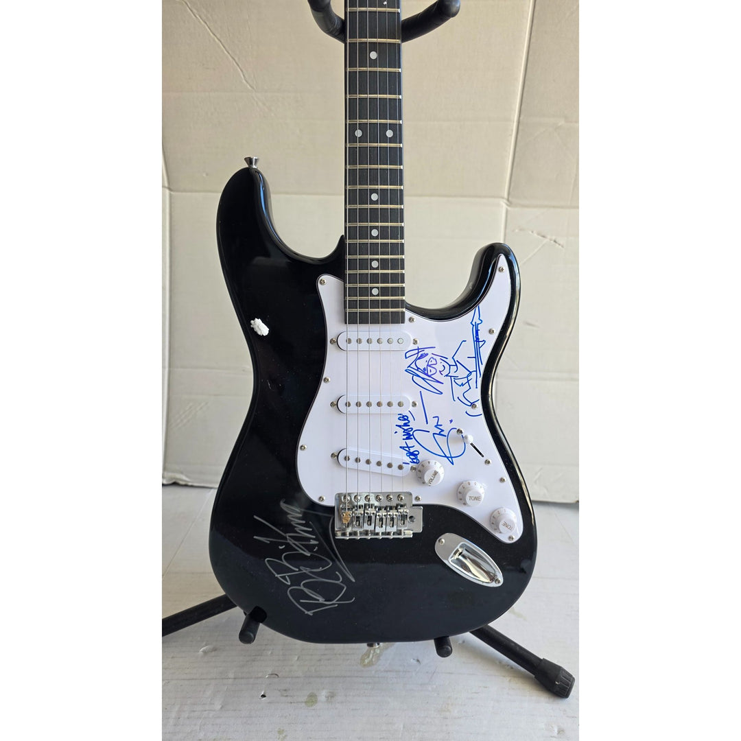 BB King & Eric Clapton, Fender Stratocaster electric guitar signed with proof.