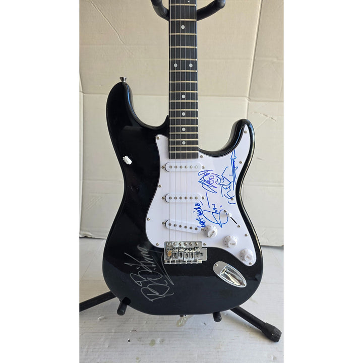 BB King & Eric Clapton, Fender Stratocaster electric guitar signed with proof.