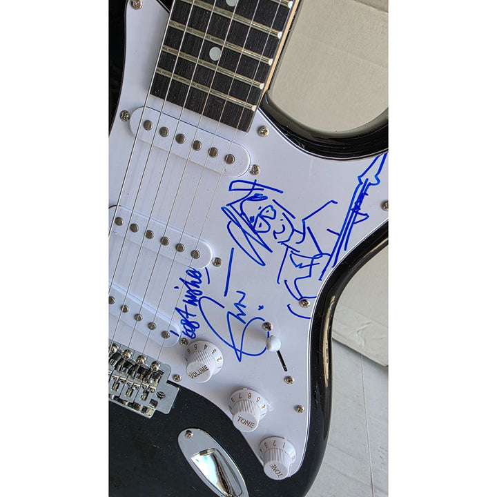 BB King & Eric Clapton, Fender Stratocaster electric guitar signed with proof.