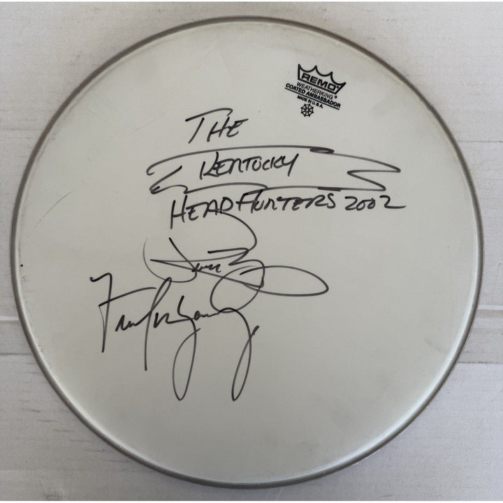 the kentucky headhunters one-of-a-kind drumhead signed.