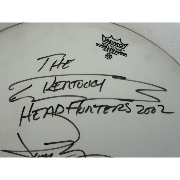 the kentucky headhunters one-of-a-kind drumhead signed.