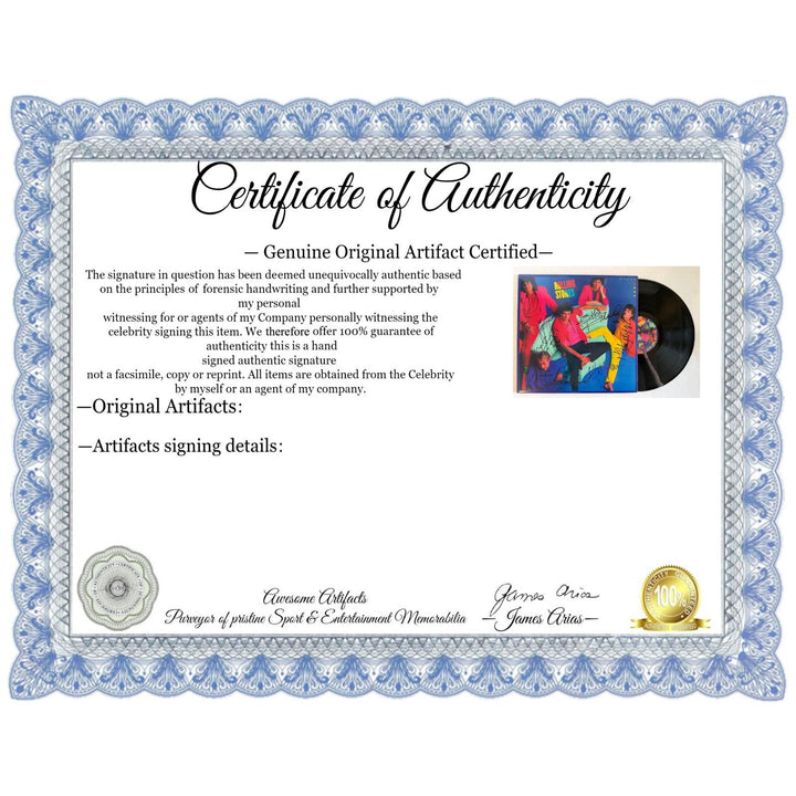 Rolling Stones " Dirty Work" original lp signed with proof Mick Jagger, Keith Richards, Bill Wyman, Charlie Watts