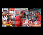 Load image into Gallery viewer, Ronald Acuna Jr, Matt Olson, Austin Riley, Sean Murphy Atlanta Braves Rawlings MLB Baseball signed with proof &amp; free acrylic display case
