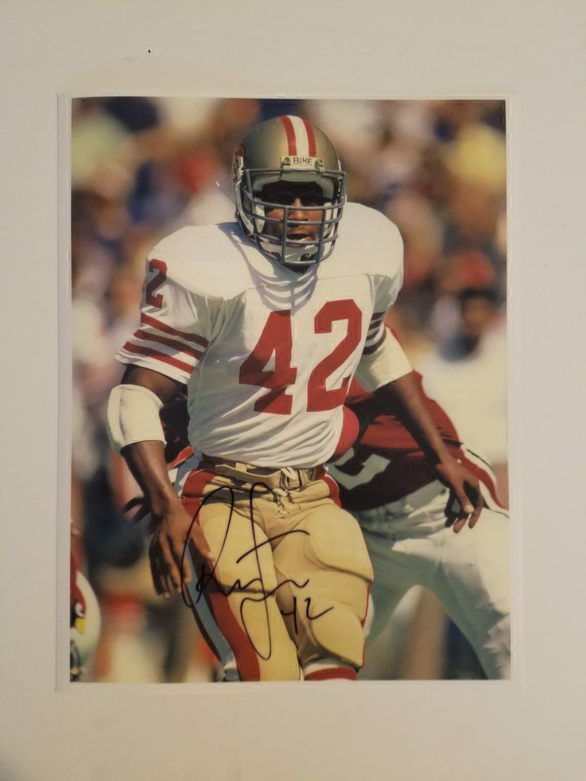 Ronnie Lott San Francisco 49ers 8x10 signed with proof