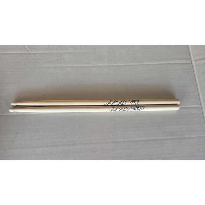Rick Allen Def Leppard legendary drummer pair of drumsticks signed with proof.