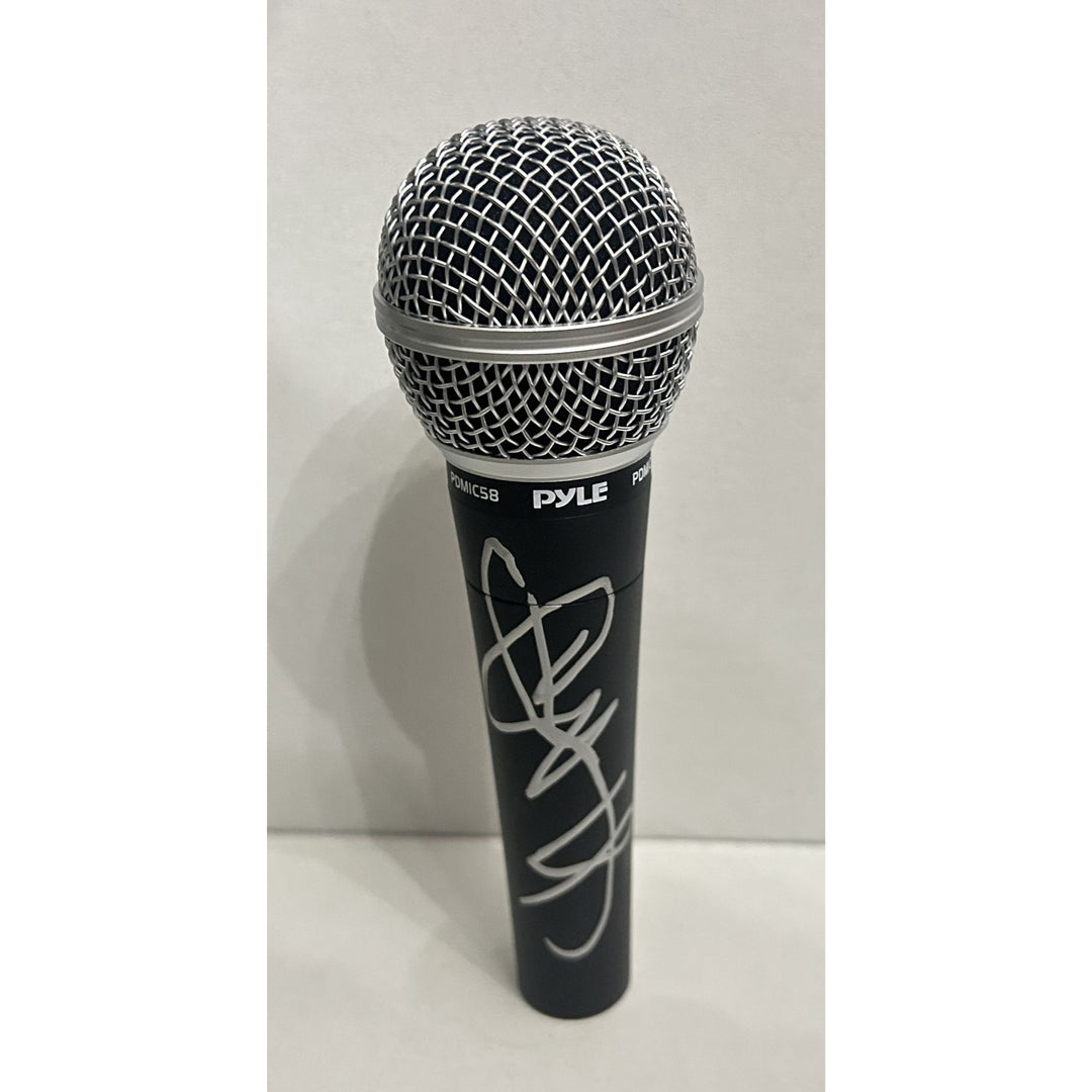 Chester Bennington signed microphone with proof