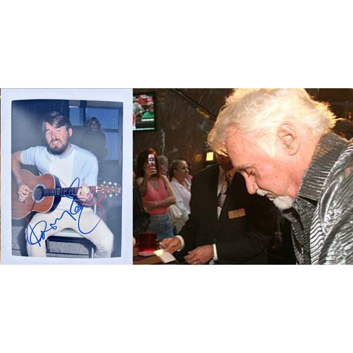Kenny Rogers Country Music Legend 5x7 Photo signed with proof.